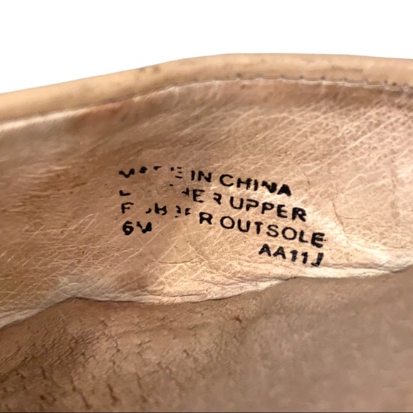 MICHAEL MICHAEL KORS Nude Platform Wedge Heels Size 6 - Picture 8 of 11